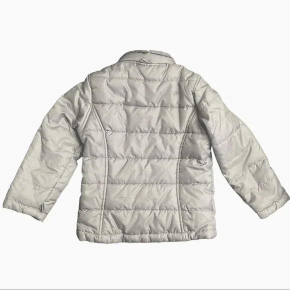 Nice Lightweight Girl’s Reebok Grey Zipper Jacket - Picture 2 of 4